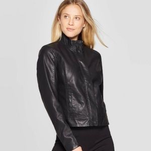 🆕 A New Day Black Faux Leather Jacket- Small
